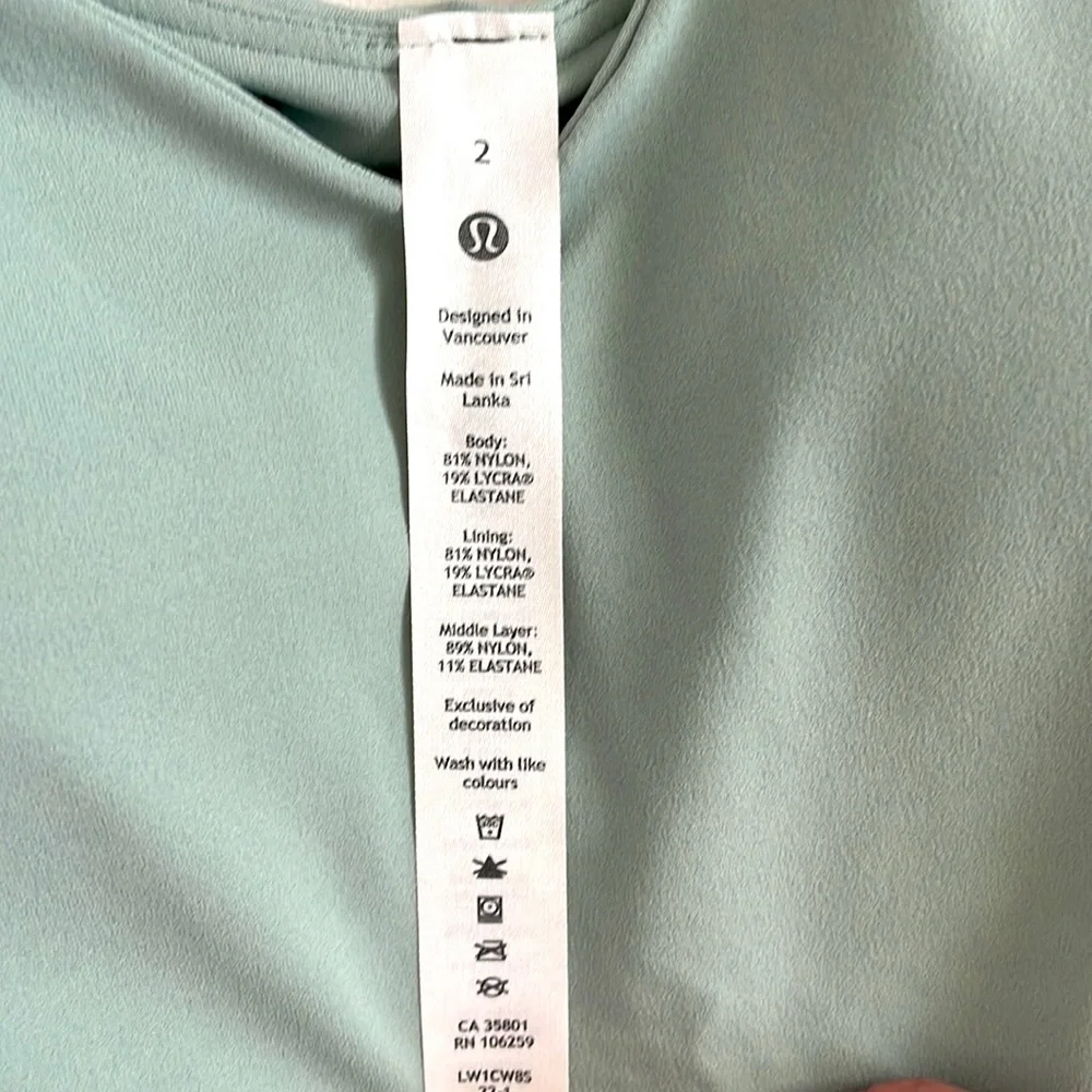 NWT Lululemon Align Tank Top Silver Blue Size 2 - Picture 4 of 10